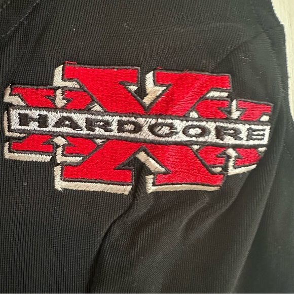 XXX Hardcore Biker Corset Top. Black. Size: Large. - Picture 4 of 7